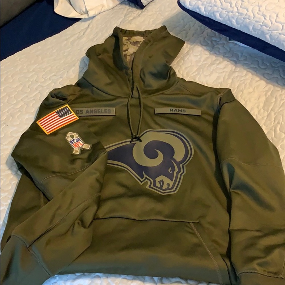 NWOT Los Angeles Rams Salute to Service Sweatshirt